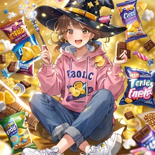 爱吃零食馋嘴猫