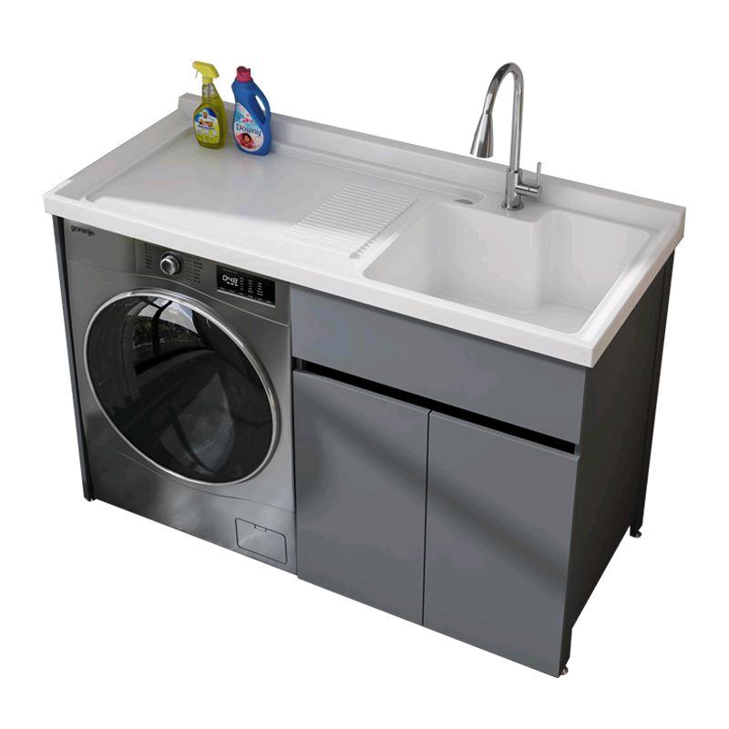 伊犁全铝洗衣机伴侣阳台柜