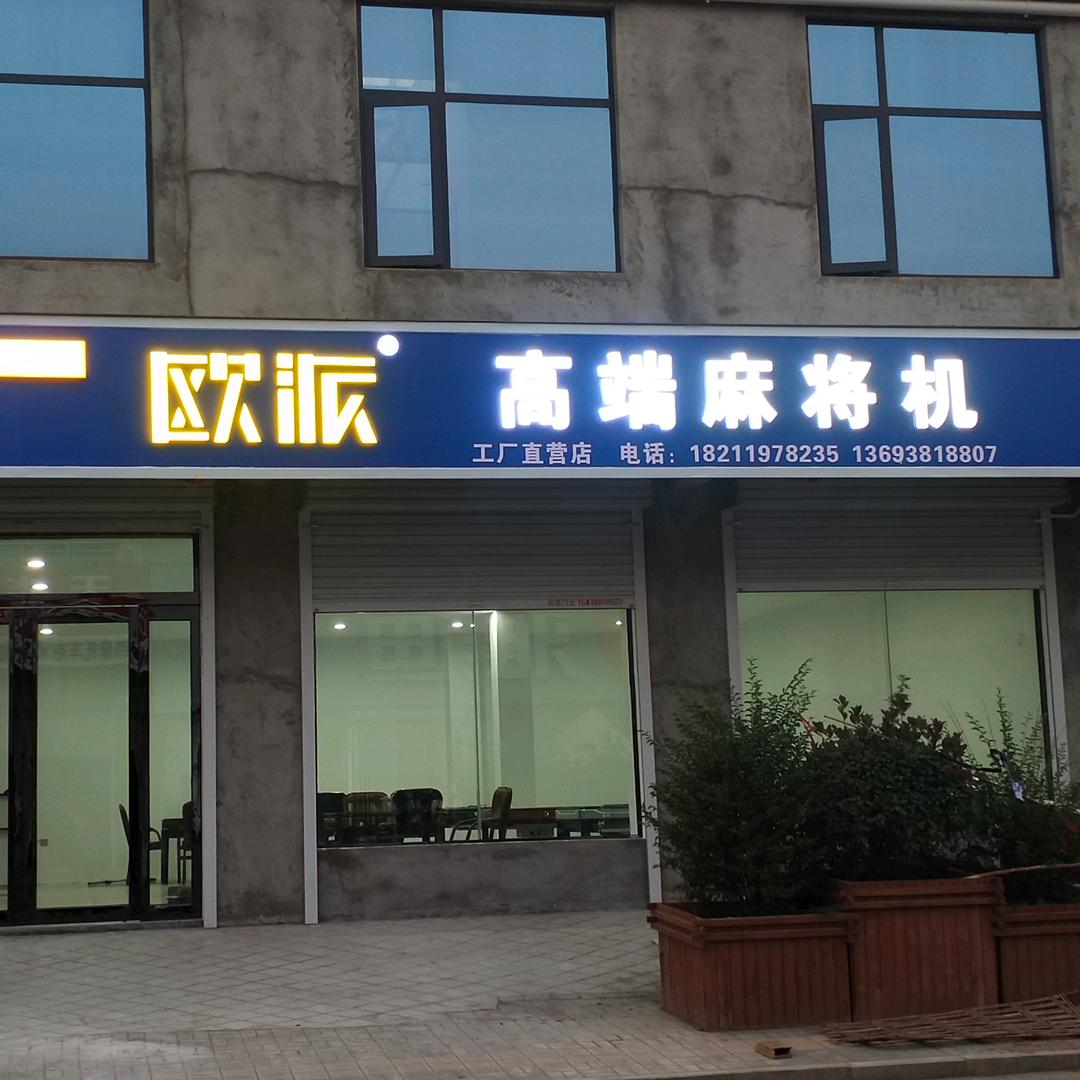 白杨镇欧派高端麻将机