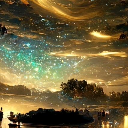 夜空中的那道光