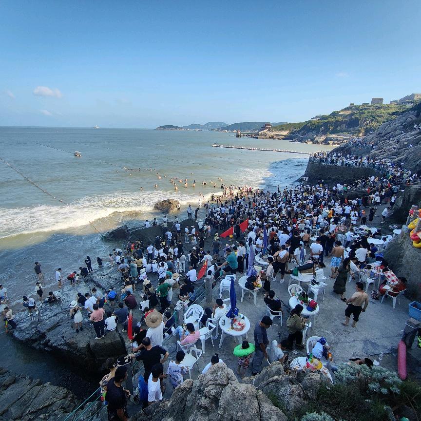 松门阿剑洞下沙滩赶海住宿(互相关注)