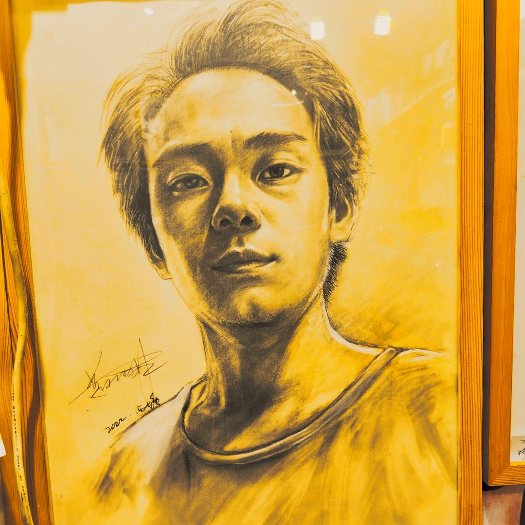 听歌画画21点30分