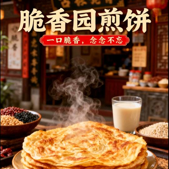 脆香园煎饼，