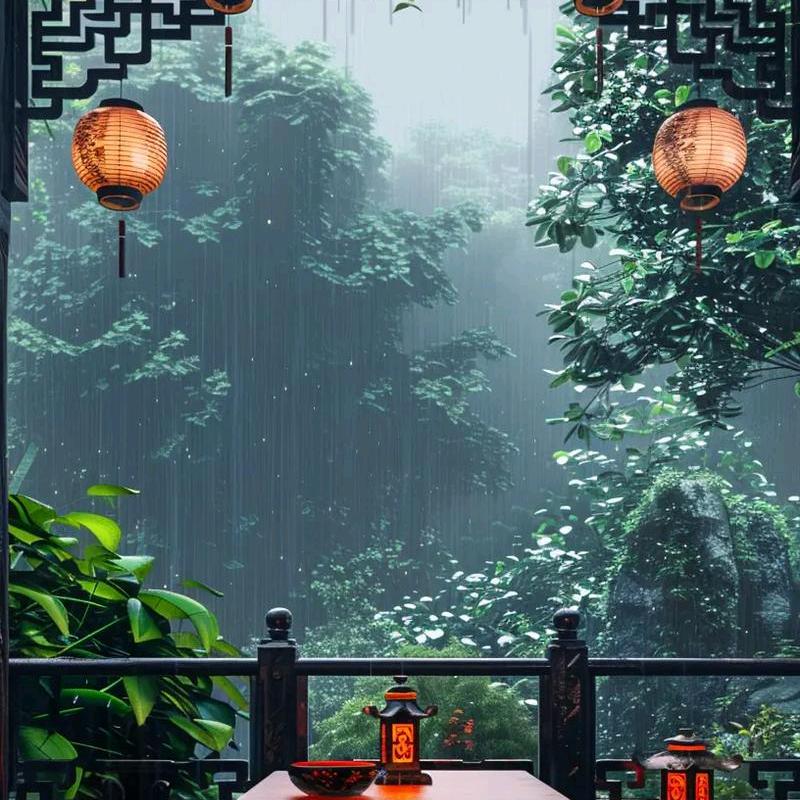 山外小楼夜听雨