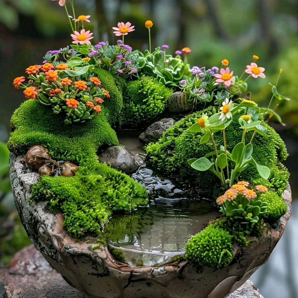 清秀古雅盆景
