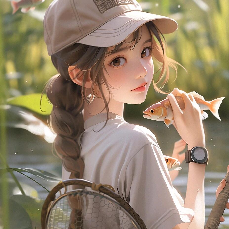 婷婷爱钓鱼