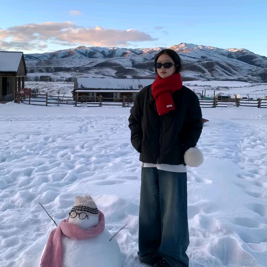 去海边看雪❄️