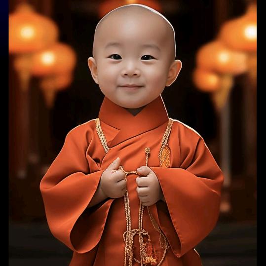 福娃娃~小和尚