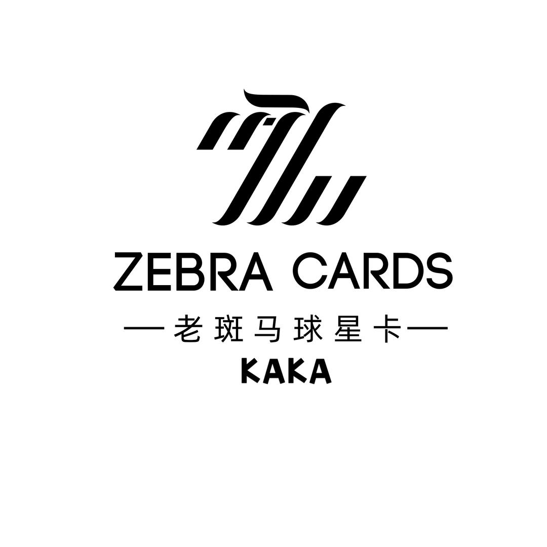 老斑马球星卡 卡卡