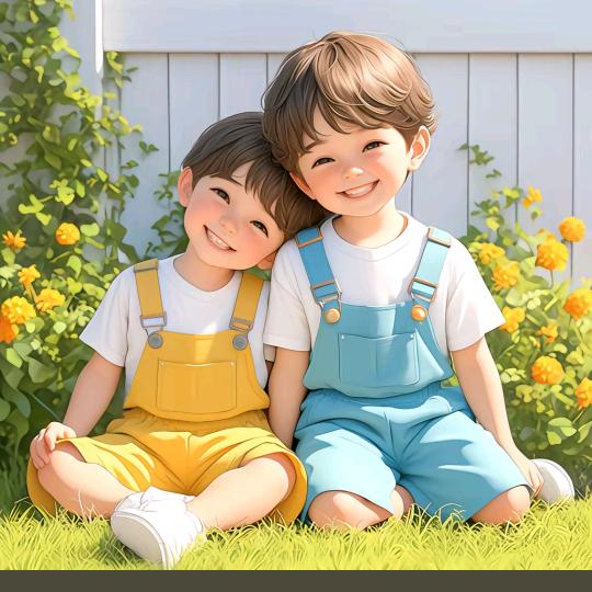 两个孙子的奶奶