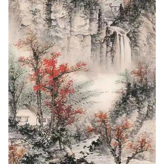寒山霜叶