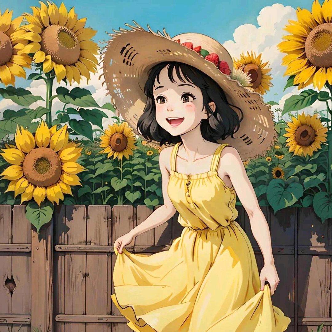 向日葵的微笑只属于太阳