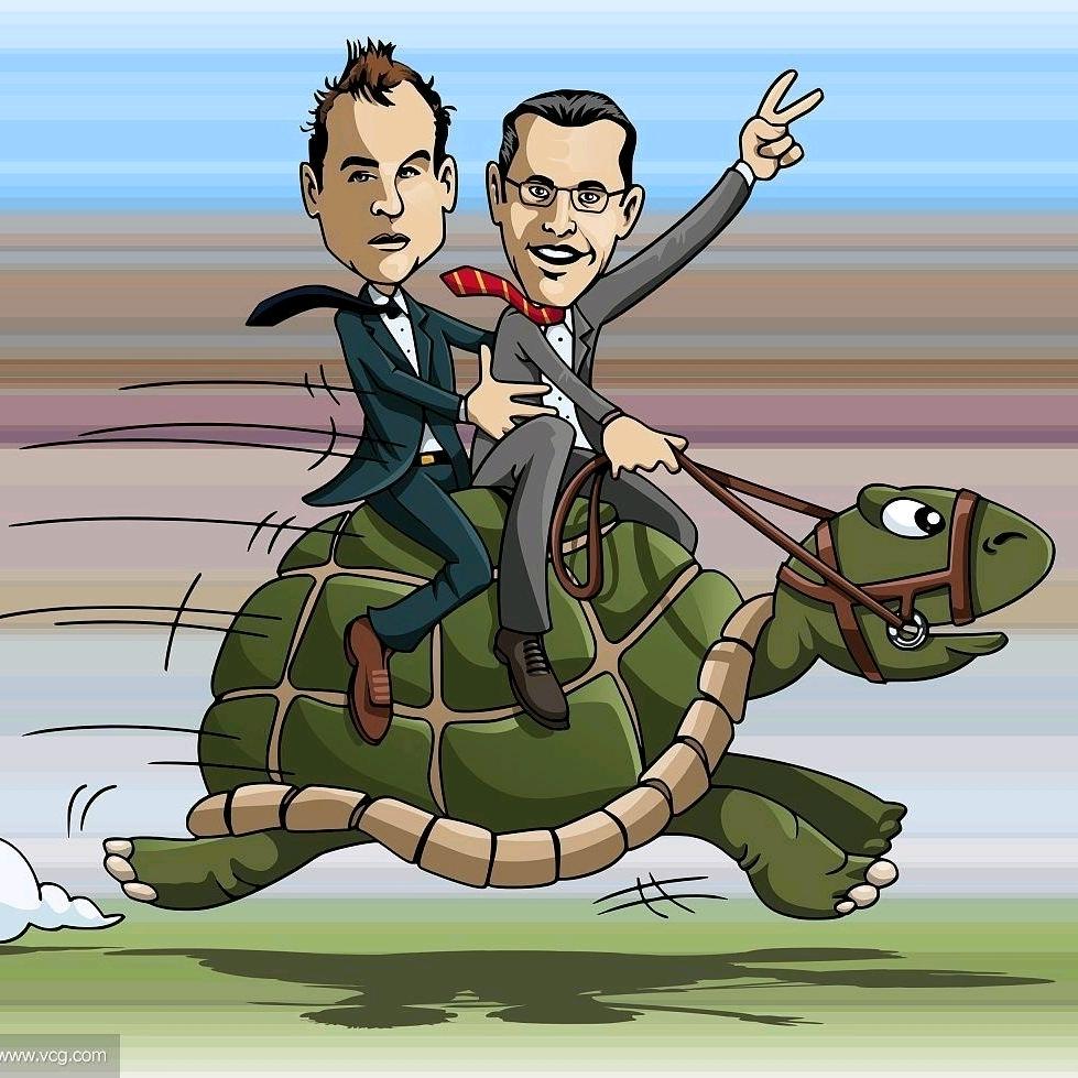 骑着乌龟找王八