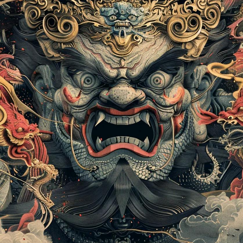 吐个泡泡。