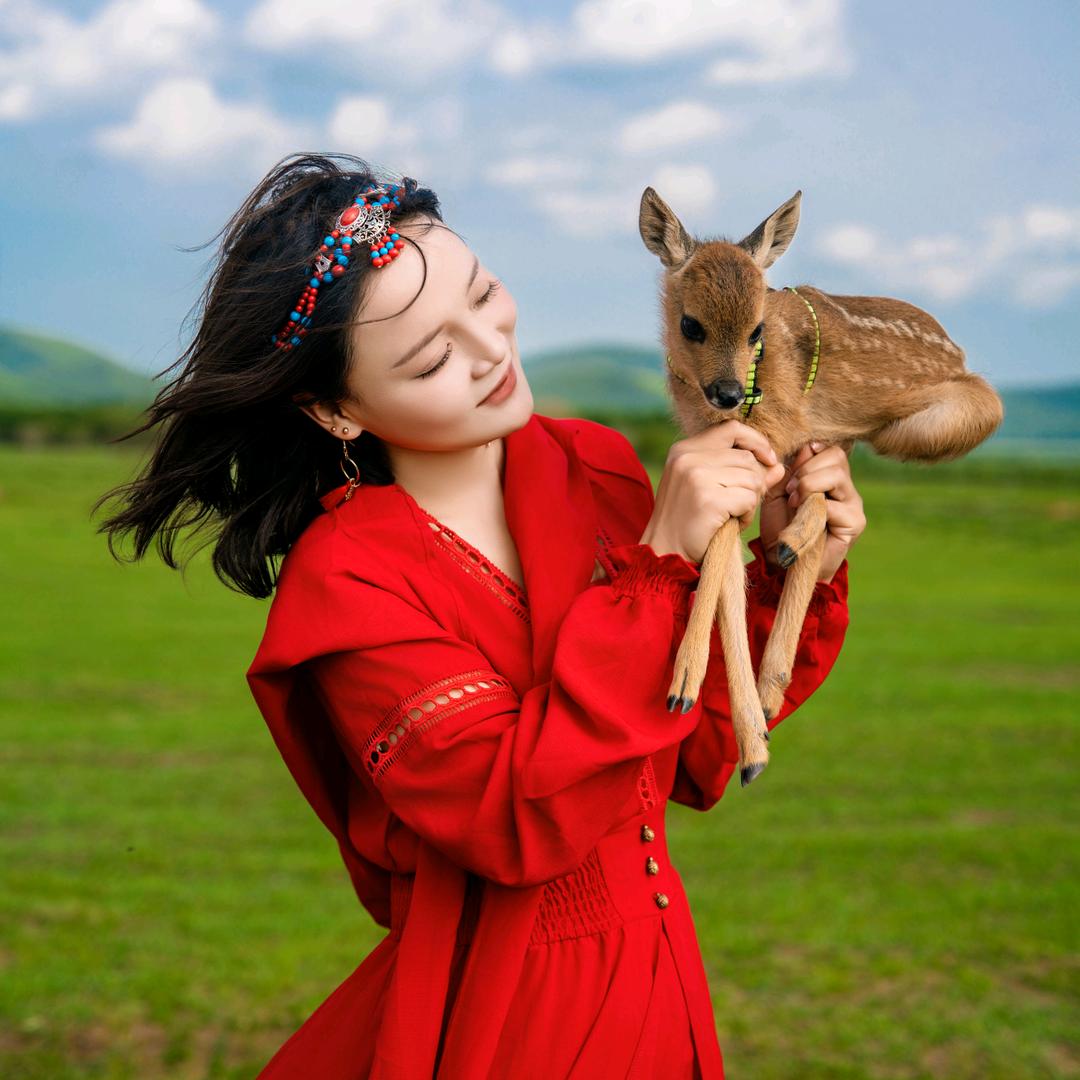 一鹿同行吖!