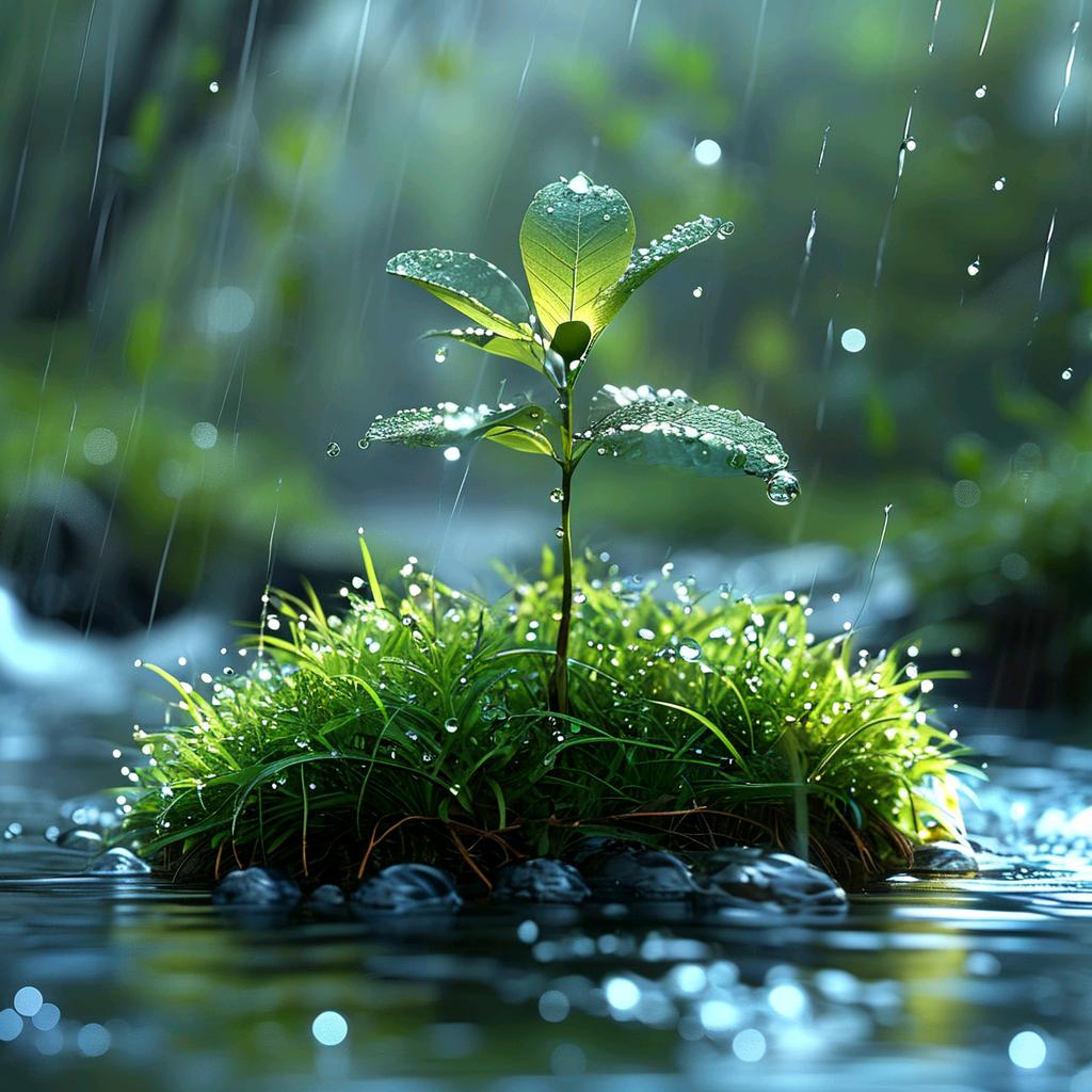 用爱浇灌小树苗