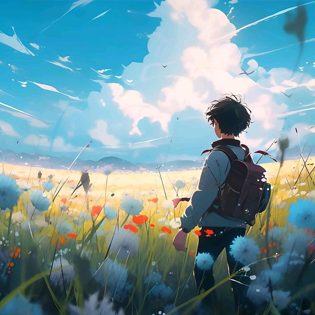 骑马踏七彩祥云