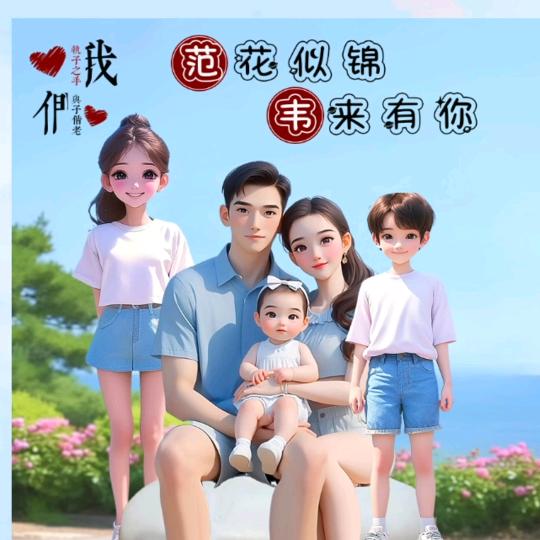 幸福的一家五口