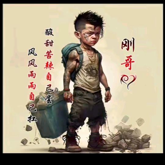 没有 伞的小孩