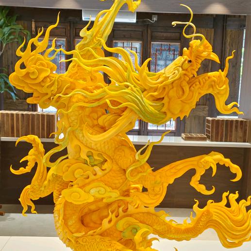 @风生水起，强哥果蔬雕刻摆台