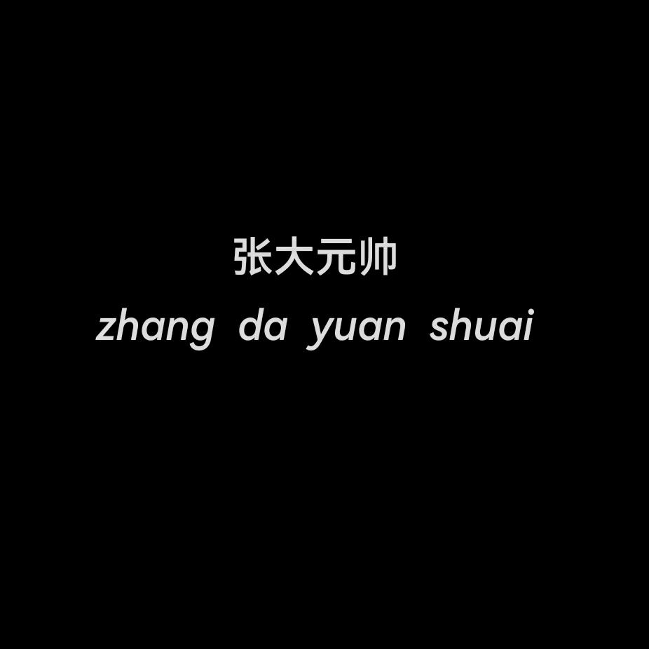 张大元帅