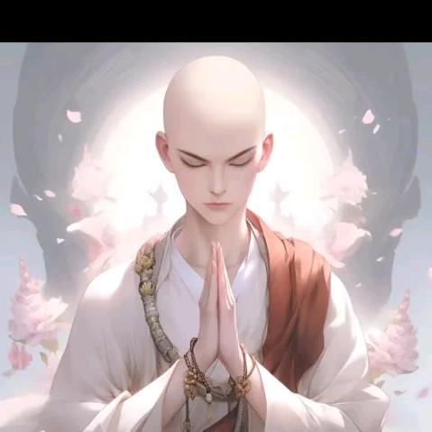 贫僧一头白发