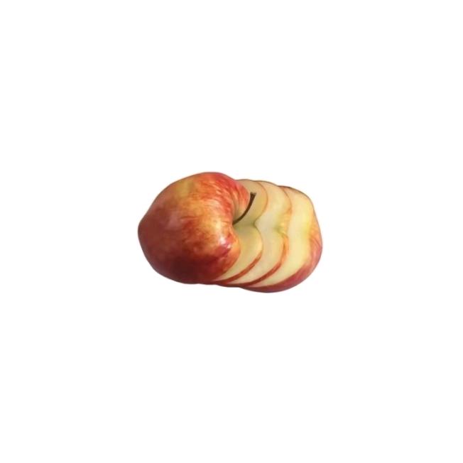 被切片的红苹果🍎