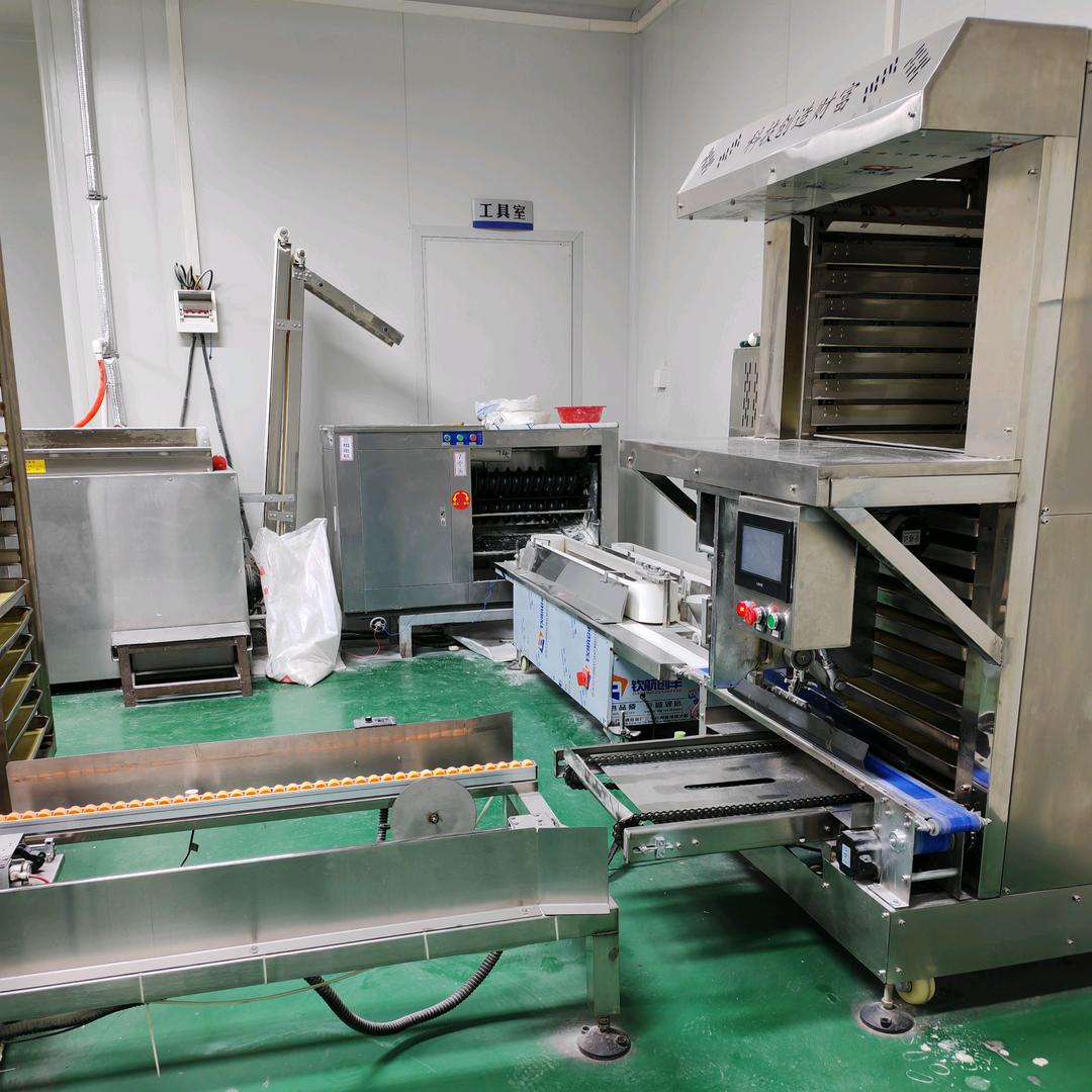 时来新机械馒头生产线