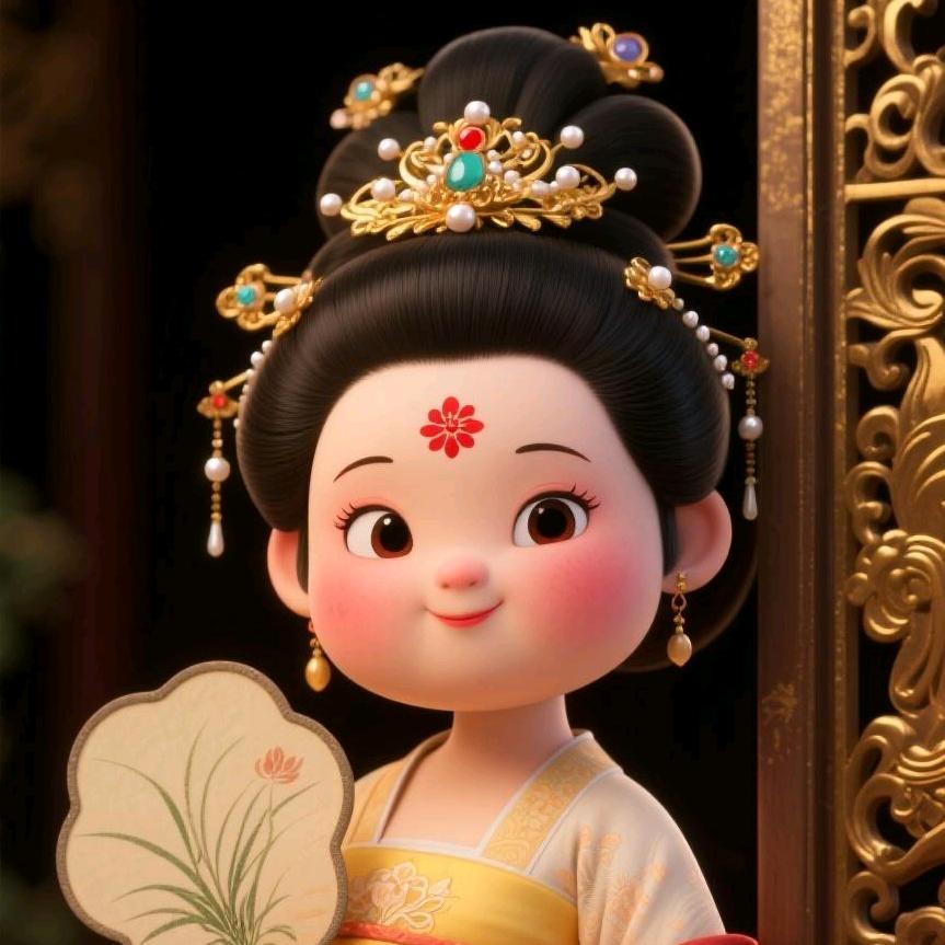 芙蓉映唐妆