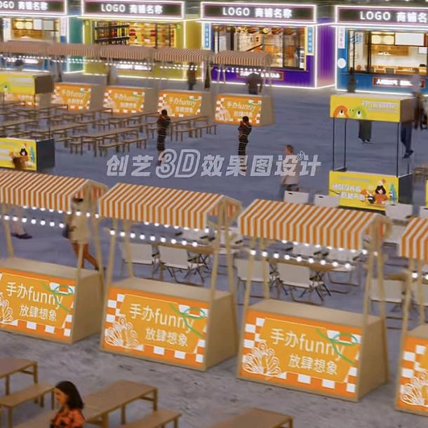夜市中国推广，摆摊灯哥