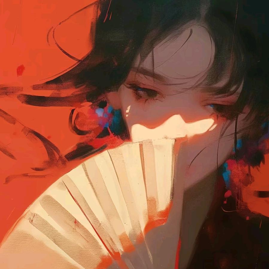 落雨残阳
