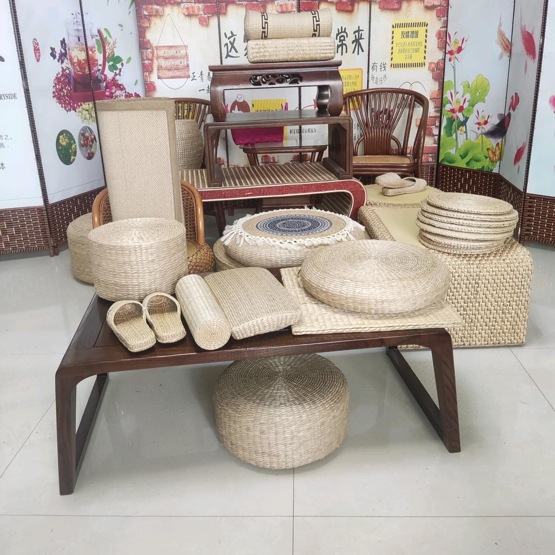 农村手工草编坊
