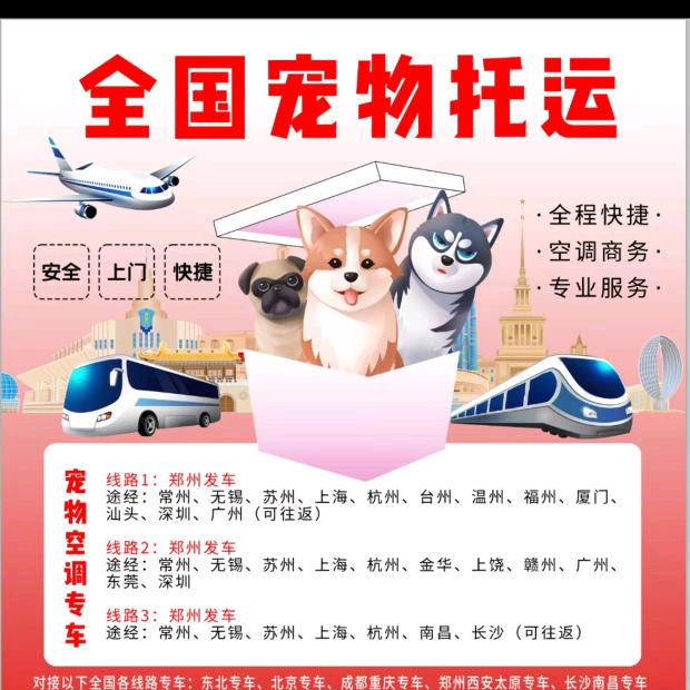 全国宠物托运专车