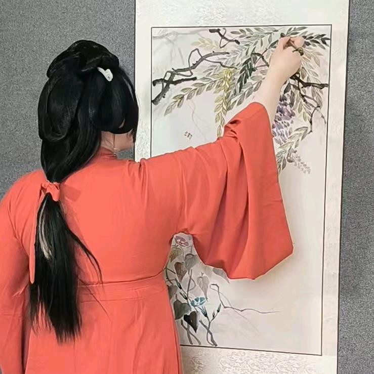 清华墨墨教国画