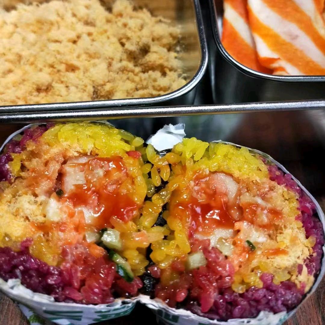 饭小团紫米饭团