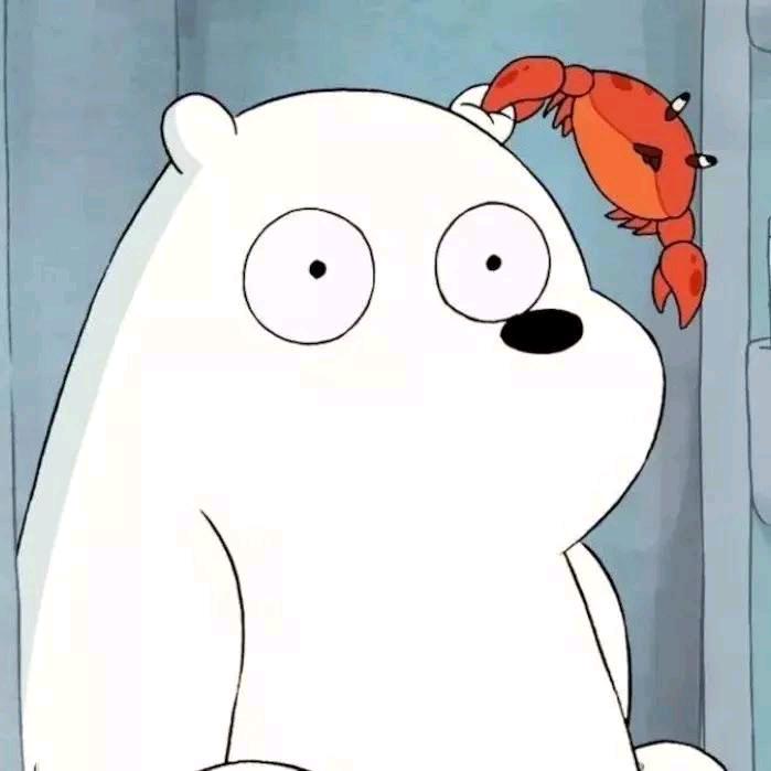 灰色小白熊