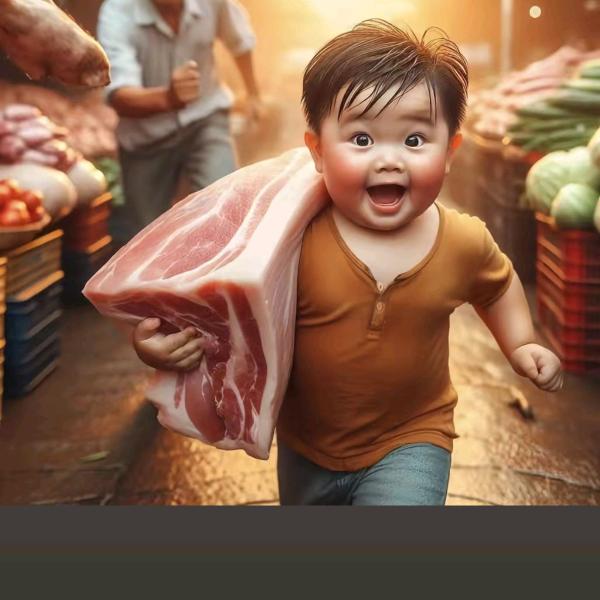 宏斌鲜肉（鲜肉自营店，纯干肉，散养大猪肉