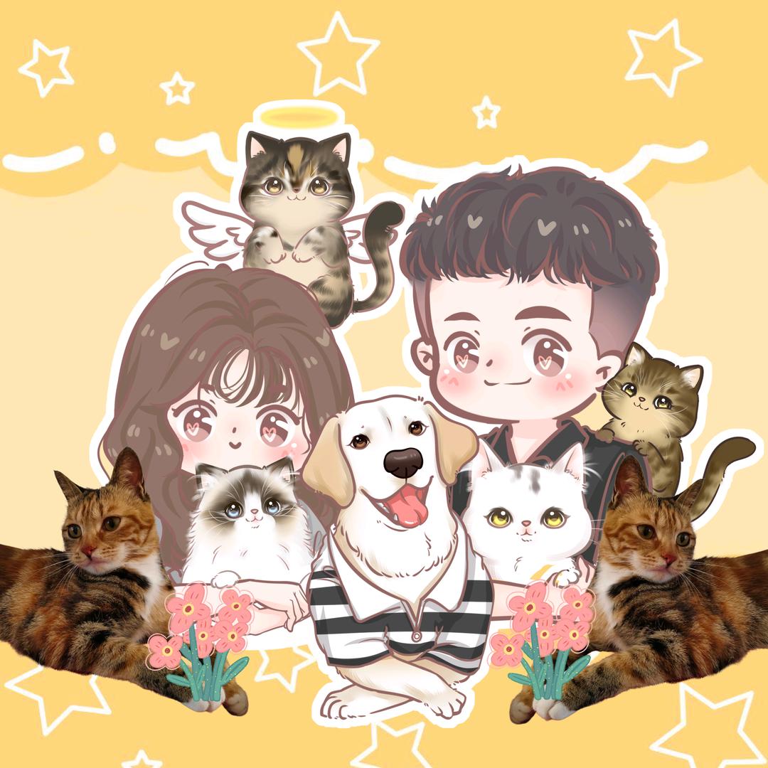 元宝变成土豆辣🐶🐱