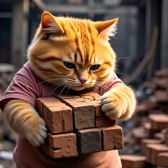 大橘搬砖要努力