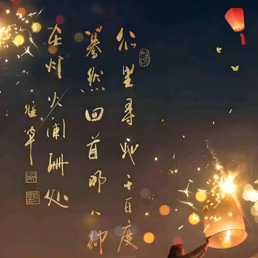 灯火阑珊遇花开。。