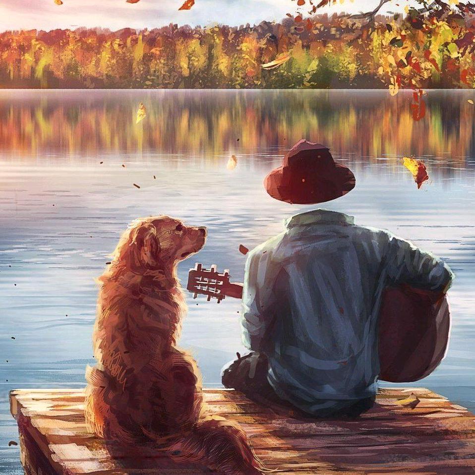 一只海底里的小鱼