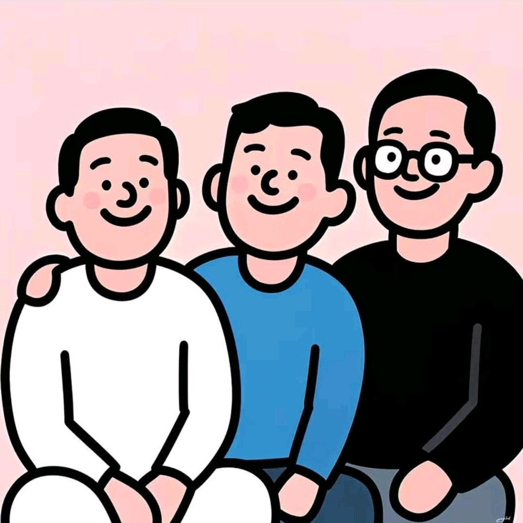 三个粑粑会唠嗑