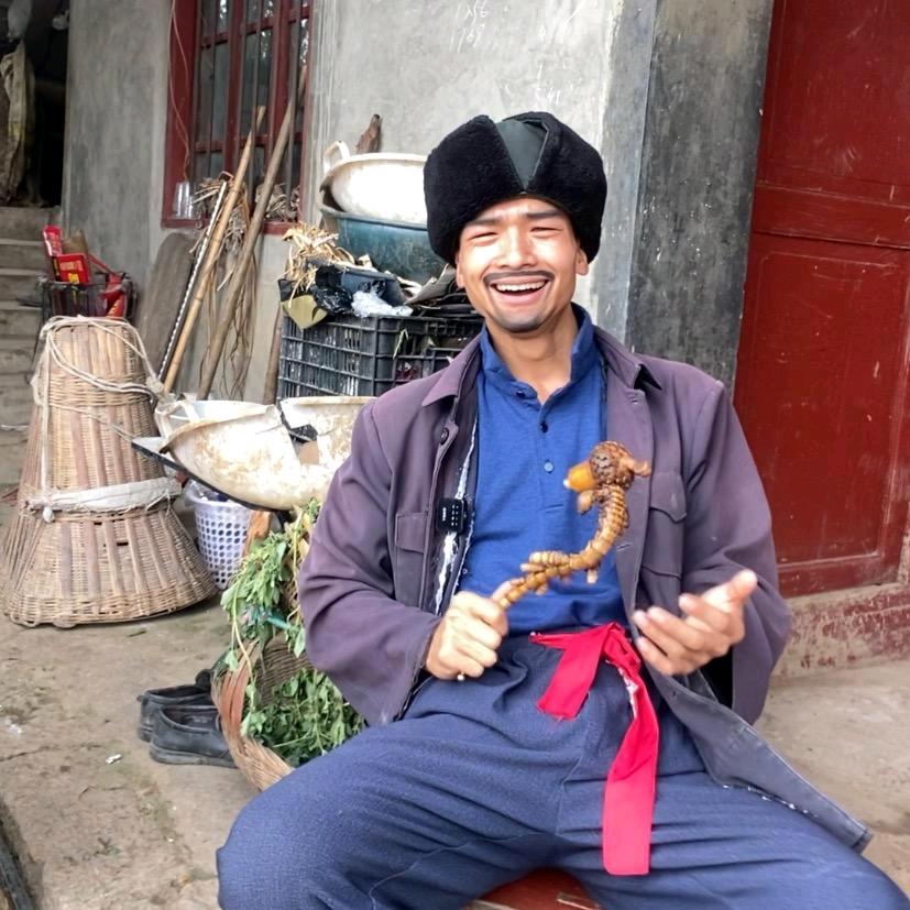 贵州吴老者【推磨舞引领全民健身】助力三农@抖音