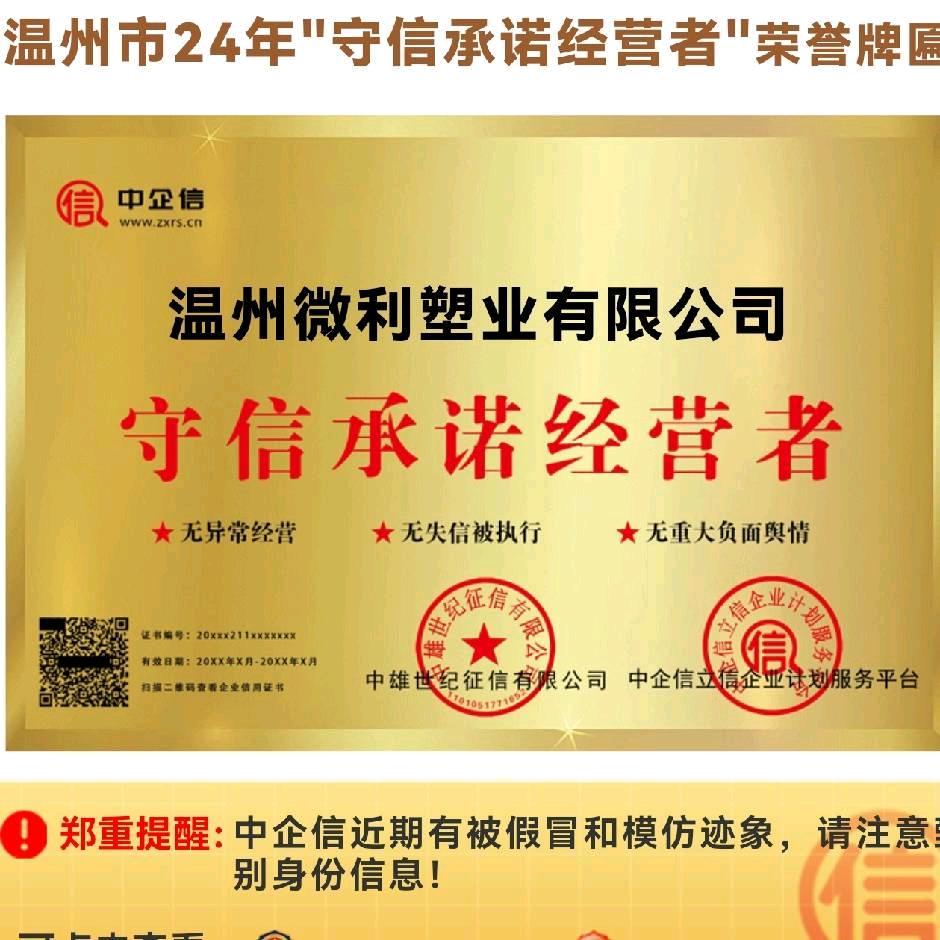 温州微利塑业有限公司