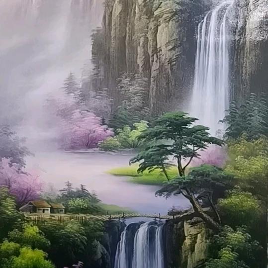 山柏.油画（刀画）