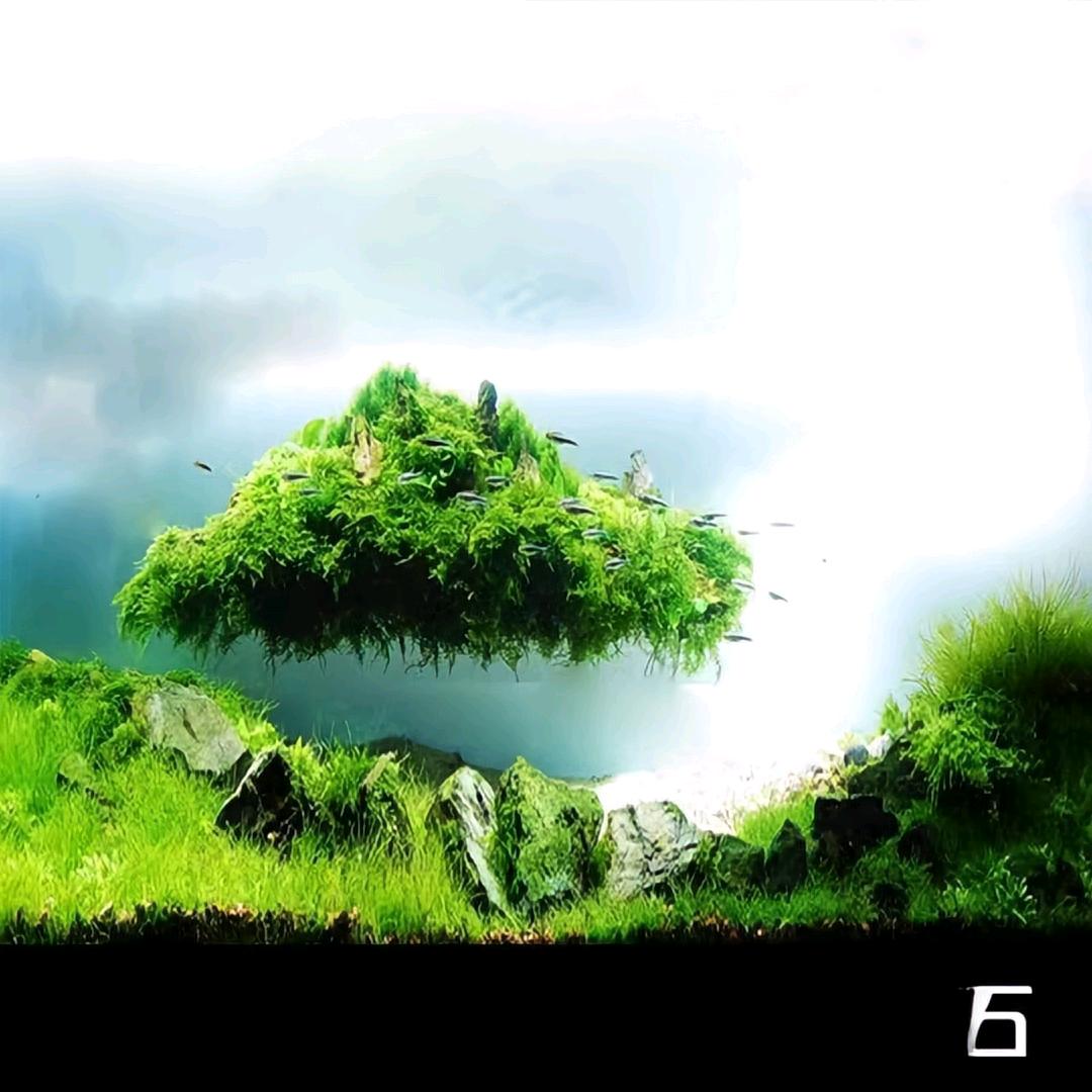 鱼缸的造景世界