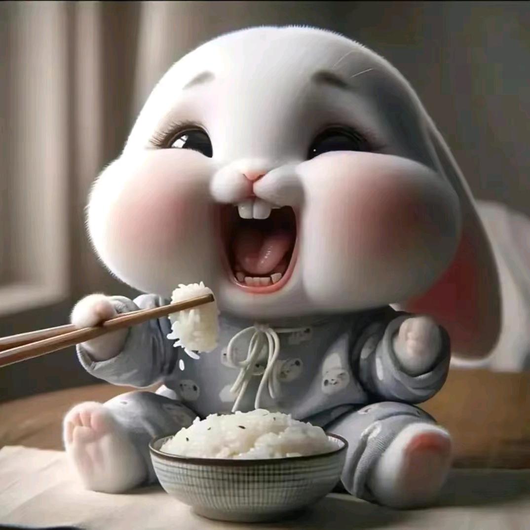 吃肉的兔子