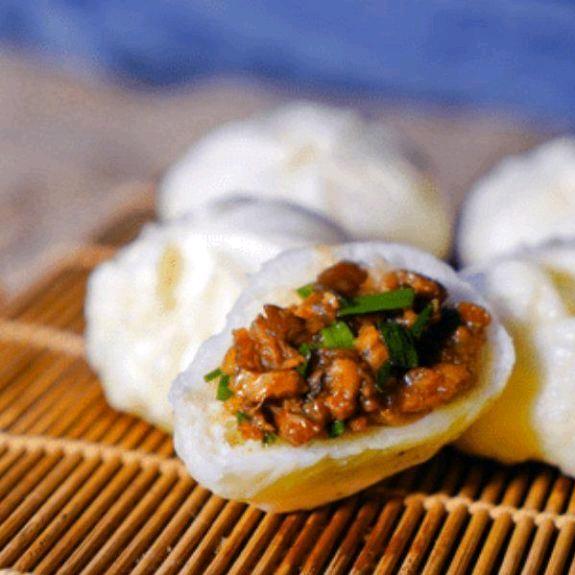 圆圆老面小笼包