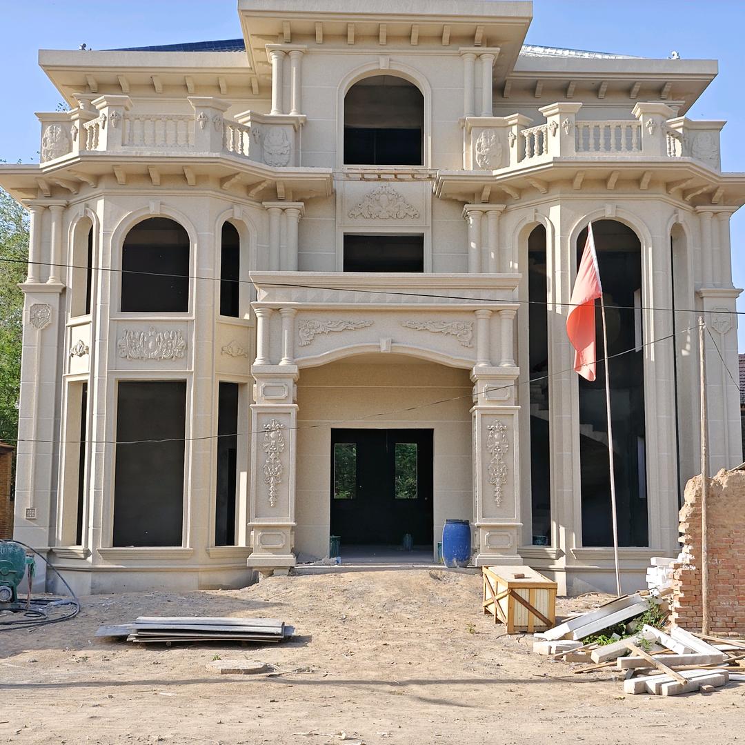 临清百川装饰三棵树保温仿石漆