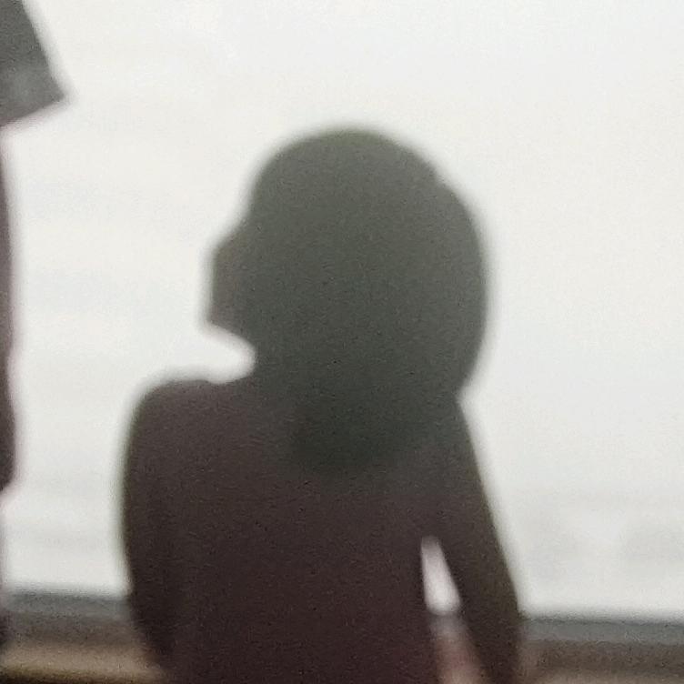 月光下散步的人